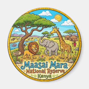 Maasai Mara Nationalreservat Kenia Magnet