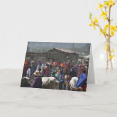 Maasai Markt Karte (Gelbe Blume)