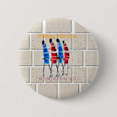 Maasai Morans Christlich Art Print Button (Vorderseite)