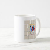 Maasai Morans Christlich Art Print Kaffeetasse (VorderseiteRechts)