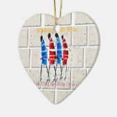 Maasai Morans Christlich Art Print Keramik Ornament (Links)