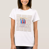 Maasai Morans Christlich Art Print T-Shirt (Vorderseite)