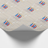 Maasai Morans Christlicher Kunstdruck Geschenkpapier (Ecke)