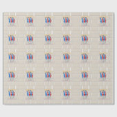 Maasai Morans Christlicher Kunstdruck Geschenkpapier (Flach)
