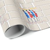 Maasai Morans Christlicher Kunstdruck Geschenkpapier (Rolleneckpunkt)