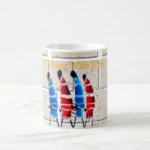 Maasai Morans Christliches Kunstwerk Kaffeetasse