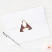 Maasai Mosaic: Eine Feier der pulsierenden Kultur Dreieckiger Aufkleber (Umschlag)