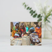 Maasai People Postkarte (Stehend Vorderseite)