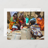 Maasai People Postkarte (Vorne/Hinten)