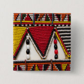 Maasai-Stammbaum Button (Vorderseite)