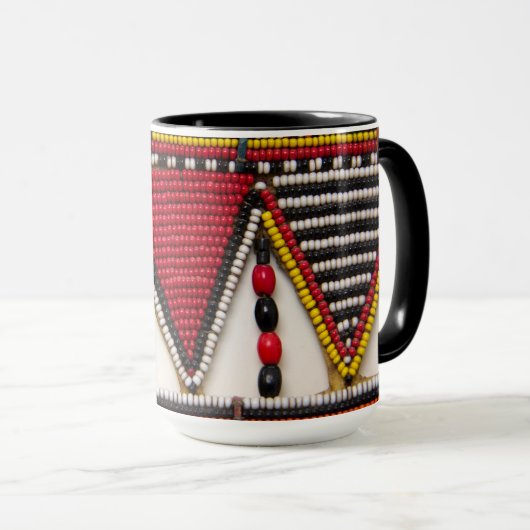 Maasai-Stammbaum Tasse (VorderseiteRechts)