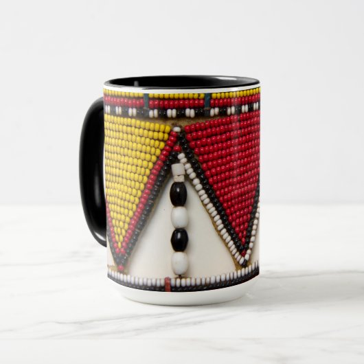 Maasai-Stammbaum Tasse (Vorderseite Links)