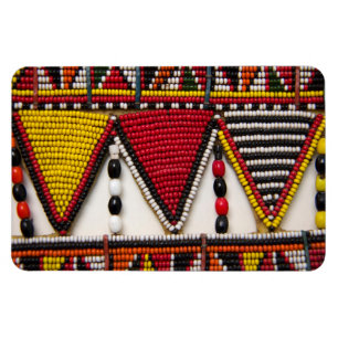 Maasai-Stammesperlenarbeit Magnet
