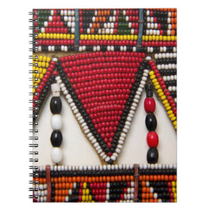 Maasai-Stammesperlenarbeit Notizblock