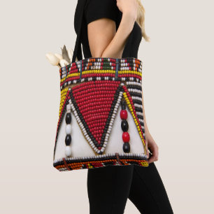 Maasai-Stammesperlenarbeit Tasche
