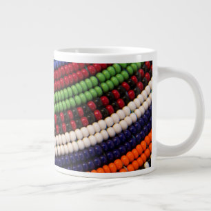 Maasai-Stammesperlenmuster Jumbo-Tasse