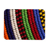 Maasai-Stammesperlenmuster Magnet (Horizontal)