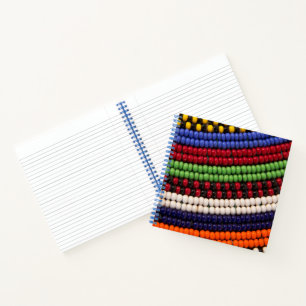 Maasai-Stammesperlenmuster Notizblock