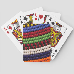 Maasai-Stammesperlenmuster Spielkarten