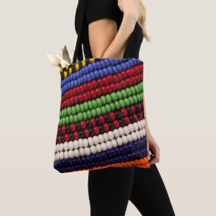 Maasai-Stammesperlenmuster Tasche