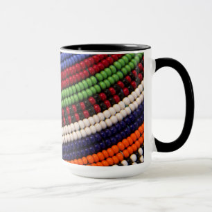 Maasai-Stammesperlenmuster Tasse