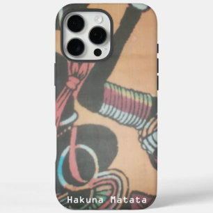 Maasai Tradition und Kultur Muster Art Design iPhone 16 Pro Max Hülle