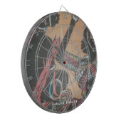 Maasai Tradition und Kultur Muster Art Design Dartscheibe (Vorderseite Links)