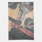 Maasai Tradition und Kultur Muster Art Design Handtuch (Vertikal)