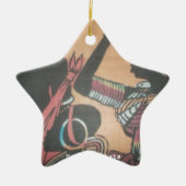 Maasai Tradition und Kultur Muster Art Design Keramik Ornament (Vorne)