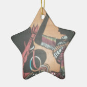 Maasai Tradition und Kultur Muster Art Design Keramik Ornament (Links)