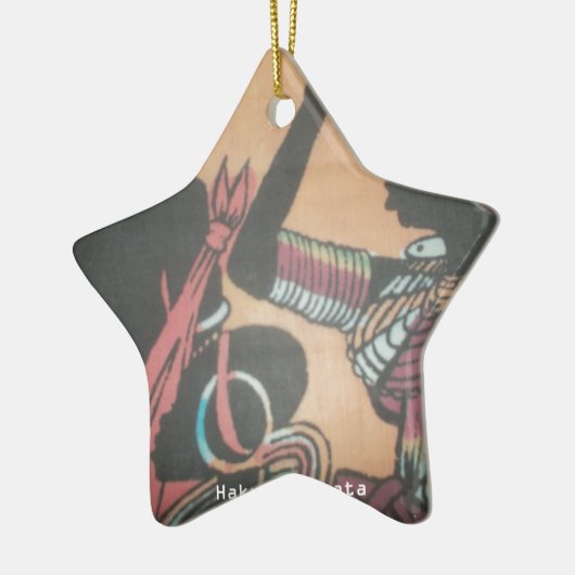 Maasai Tradition und Kultur Muster Art Design Keramik Ornament (Links)