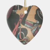 Maasai Tradition und Kultur Muster Art Design Keramik Ornament (Rechts)