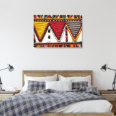Maasai Tribal Beadwork Leinwanddruck (Insitu (Schlafzimmer))