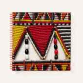 Maasai Tribal Beadwork Notizblock (Vorderseite)