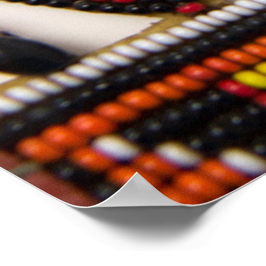 Maasai Tribal Beadwork Poster (Ecke)