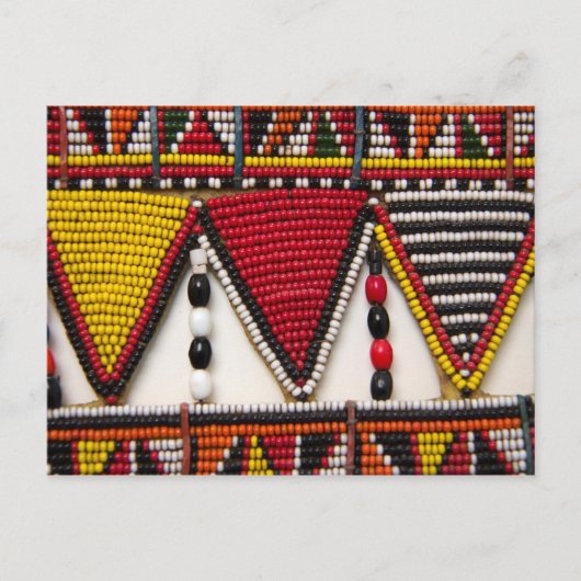 Maasai Tribal Beadwork Postkarte (Vorderseite)
