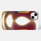Maasai Tribal Whirl Art Print Case-Mate iPhone Hülle (Rückseite (Horizontal))