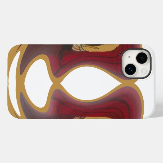 Maasai Tribal Whirl Art Print Case-Mate iPhone Hülle (Rückseite (Horizontal))
