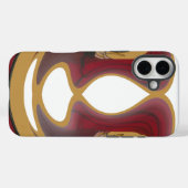 Maasai Tribal Whirl Art Print Case-Mate iPhone Hülle (Rückseite (Horizontal))