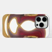Maasai Tribal Whirl Art Print Case-Mate iPhone Hülle (Rückseite (Horizontal))