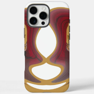 Maasai Tribal Whirl Art Print iPhone 16 Pro Max Hülle