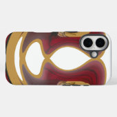 Maasai Tribal Whirl Art Print Case-Mate iPhone Hülle (Rückseite (Horizontal))