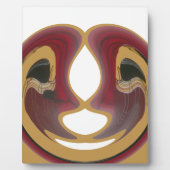 Maasai Tribal Whirl Art Print Fotoplatte (Vorderseite)