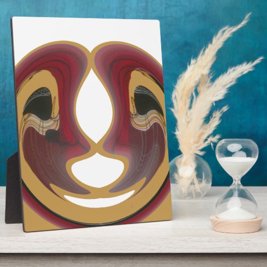 Maasai Tribal Whirl Art Print Fotoplatte (Seite)