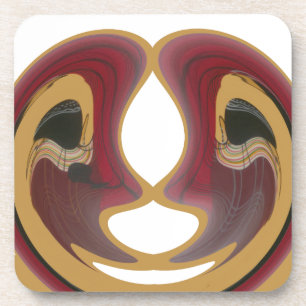 Maasai Tribal Whirl Art Print Getränkeuntersetzer