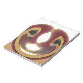 Maasai Tribal Whirl Art Print Notizblock (Rotiert)