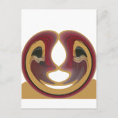 Maasai Tribal Whirl Art Print Postkarte (Vorderseite)