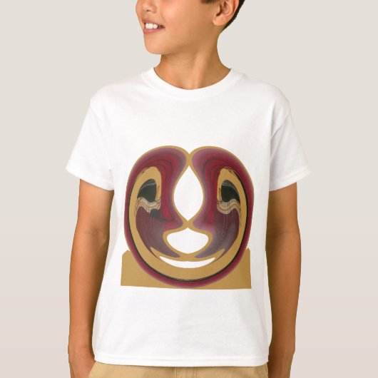 Maasai Tribal Whirl Art Print T-Shirt (Vorderseite)