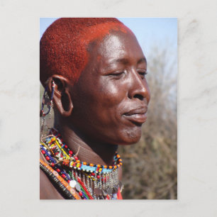 Maasai Warrior-2 Postkarte
