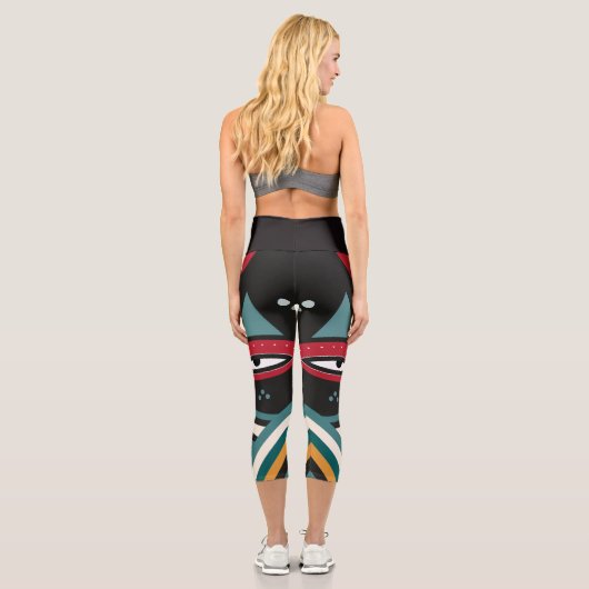 Maasai Warrior Capri Leggings (Rückseite)